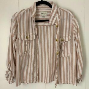 Stripped button down American eagle